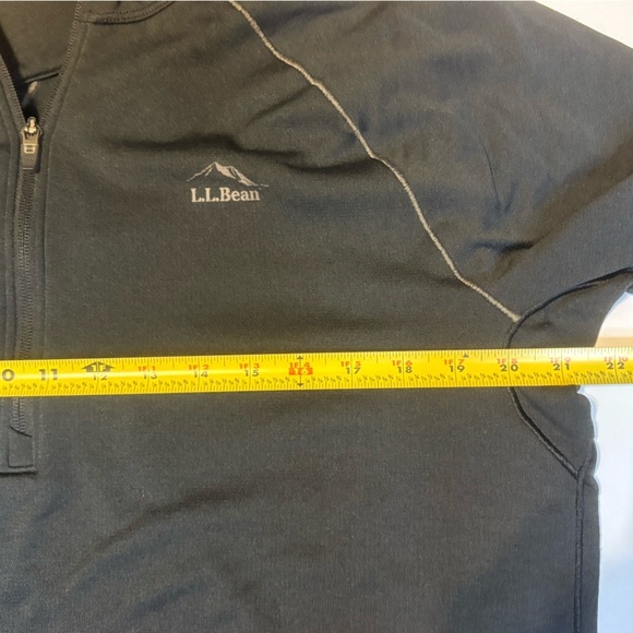 Men’s LL Bean 1/4 zip sweatshirt/ layering jacket - Picture 5 of 6